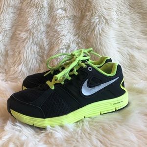NIKE Lunar Forever 2 Black Neon Green Sneakers 13c